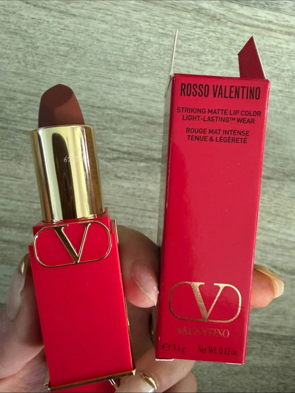 Valentino Rosso Valentino Matte Lipstick — Brown